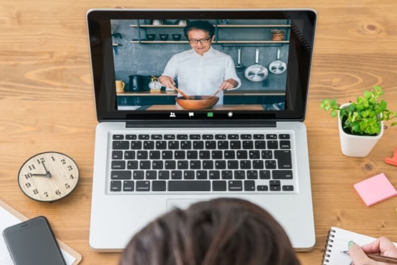 オンライン料理教室の画像