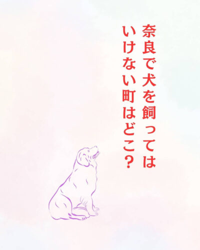 犬を飼えない町？