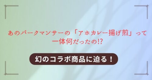 アホカレー揚げ煎