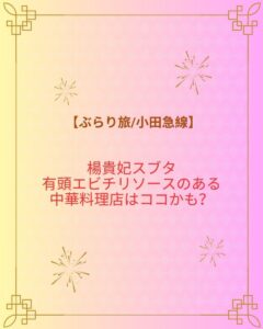 中華店 紹介