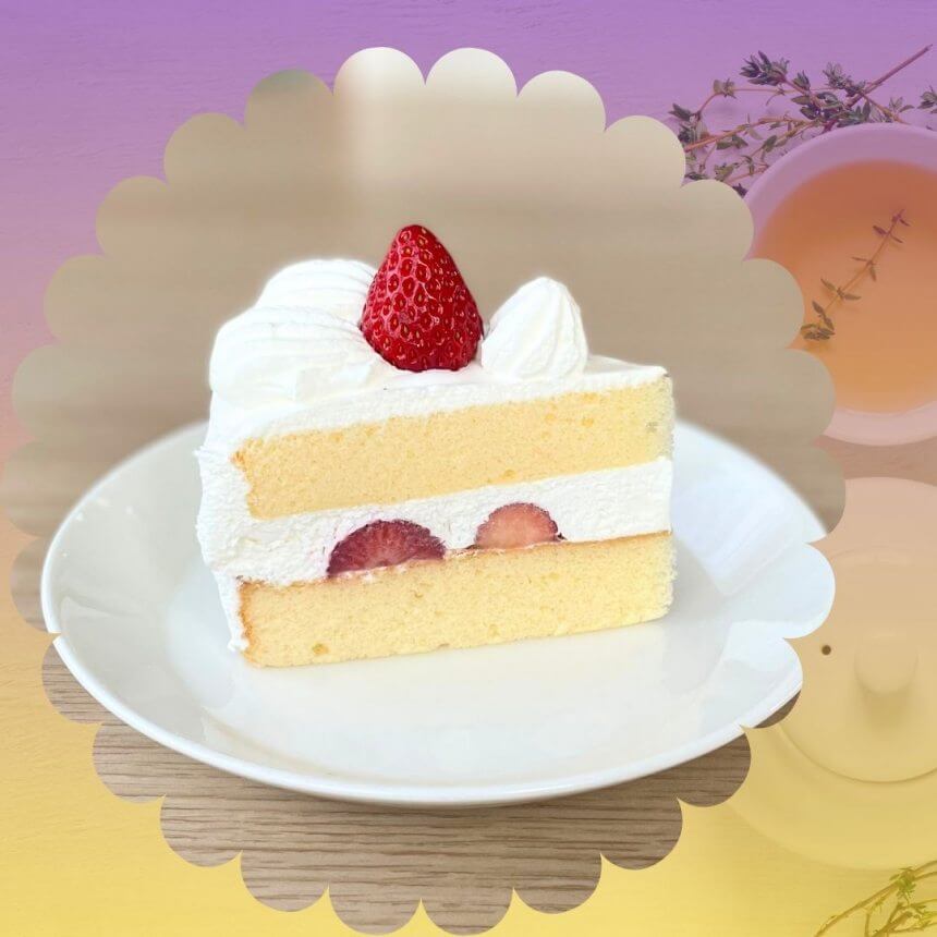 苺ショートケーキ コーヒー