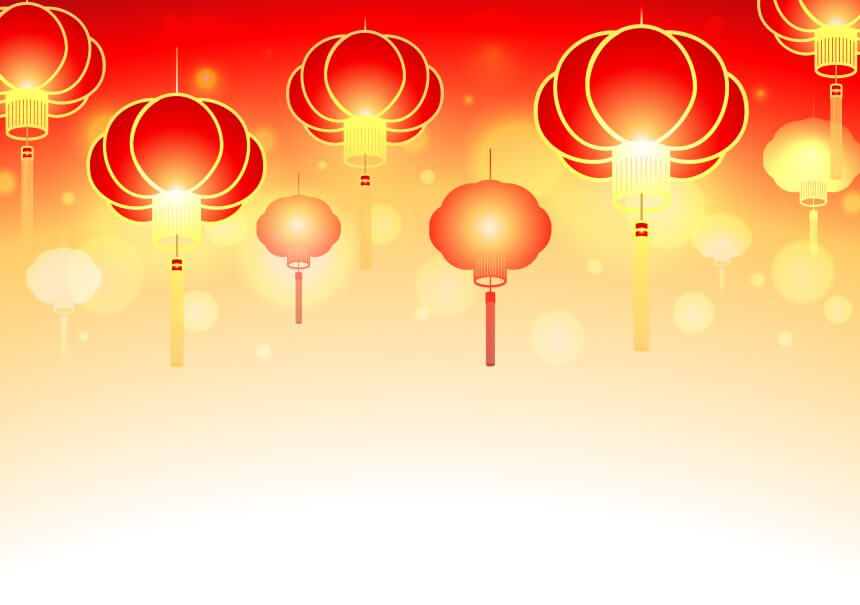 中華風 ランタン