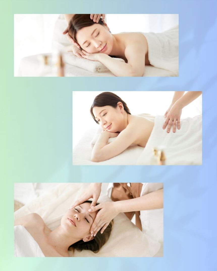 施術を受ける女性