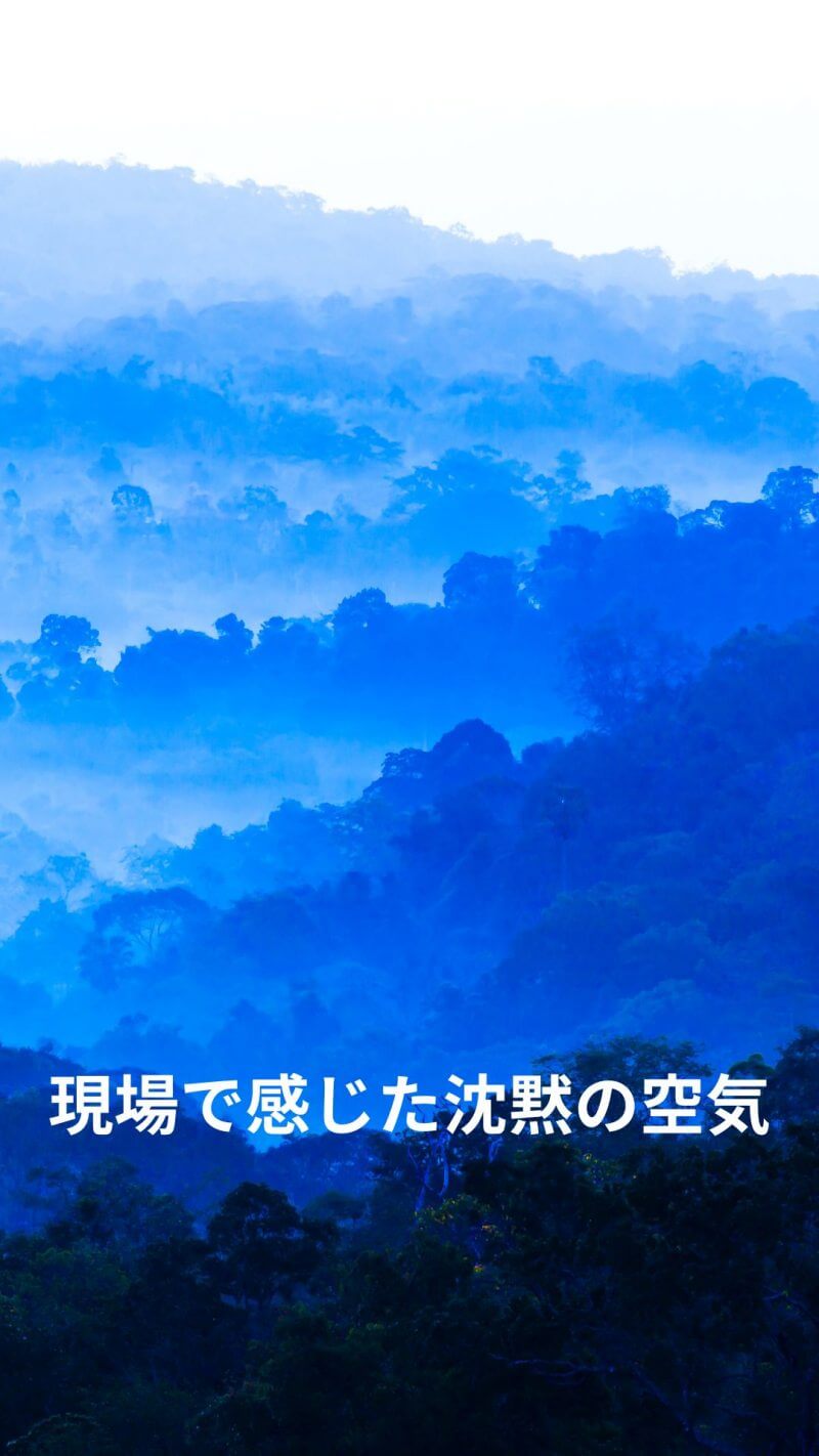 朝、青風景